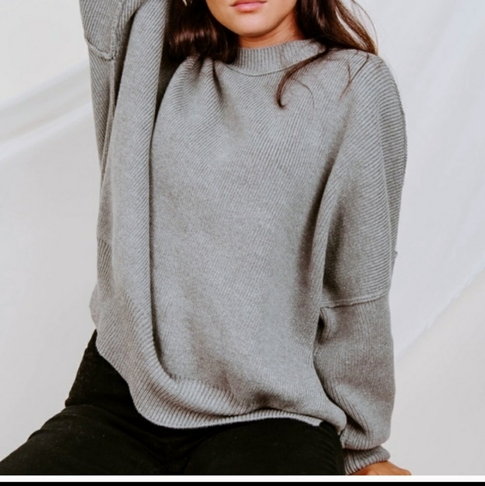 NEW Free people easy street tunic sweater S